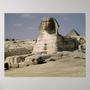 Aussicht aus Nordosten der Sphinx Poster