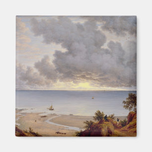Aussicht aus Shanklin, Isle of Wight, c.1827 (Öl a Magnet