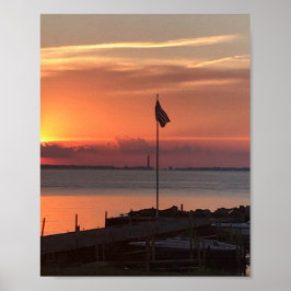 Aussicht aus West Bay, Kelleys Island Fotografie Poster