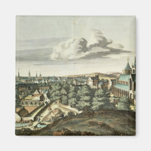 Aussicht der Stadt von Glasgow Magnet