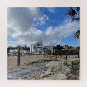 Aussicht entlang der Promenade Folkestone Puzzle