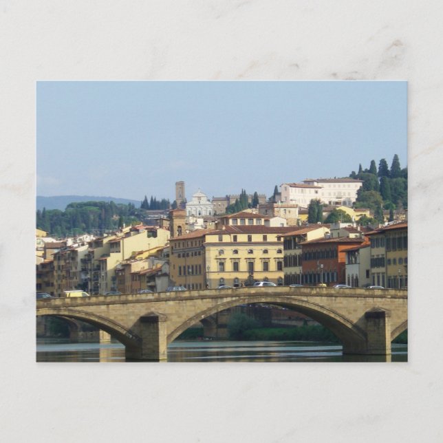 Aussicht Florenz Postkarte (Vorderseite)