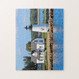 Aussicht-Hafen-Leuchtturm, Maine Puzzle