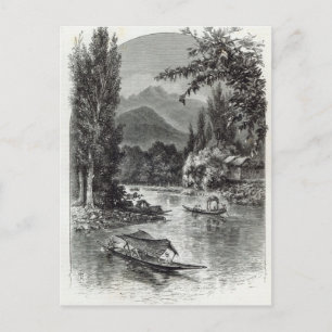 Aussicht in der Nähe von Serinugur, aus "Leisure H Postkarte