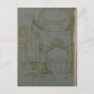Aussicht in New St. Peter's in Rom Postkarte