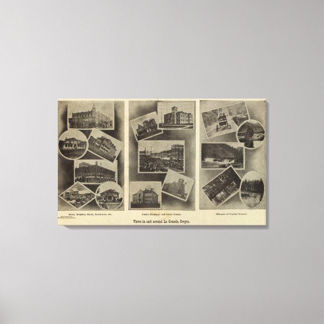 Aussicht, La Grande, Oregon Leinwanddruck (Vorderseite)