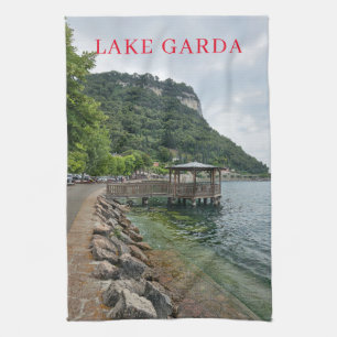Aussicht Teetuch am Gardasee Geschirrtuch
