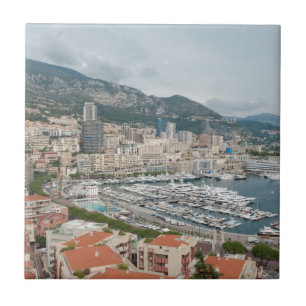 Aussicht über Monaco und Monte Carlo Fliese
