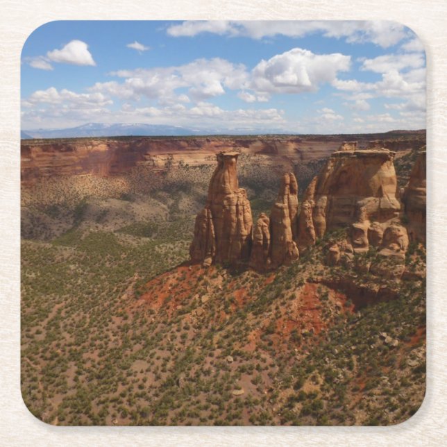 Aussicht vom Canyon Rim Trail Centro Cattedrale S. Rechteckiger Pappuntersetzer (Vorderseite)