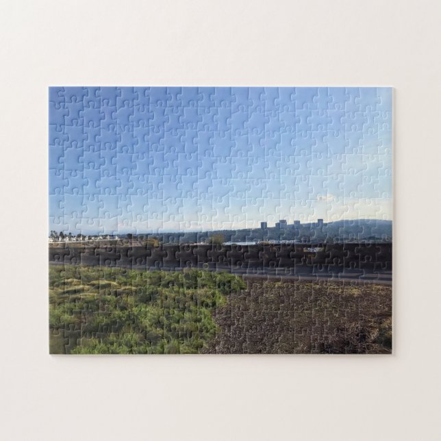 Aussicht vom Castaways Park, Newport Beach, CA, Puzzle (Horizontal)