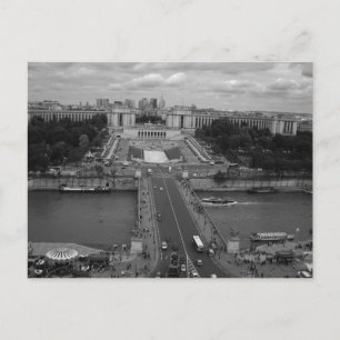 Aussicht vom Eifelturm Postkarte