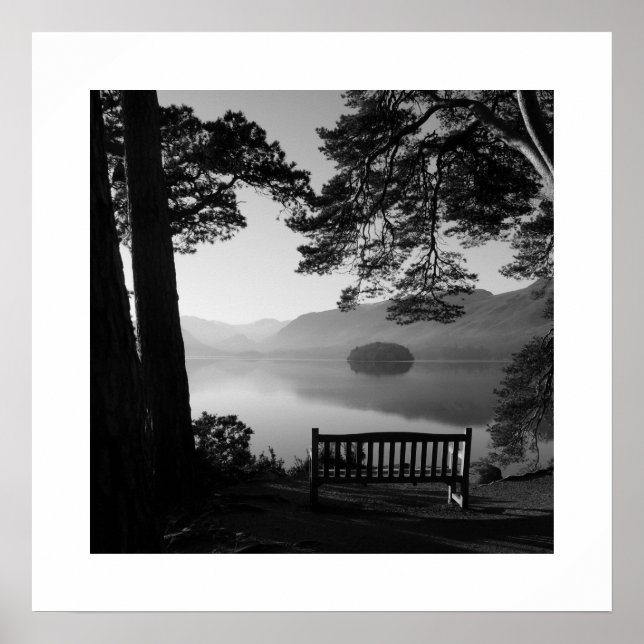 Aussicht vom Friar's Crag: Derwentwater Lake Distr Poster (Vorne)
