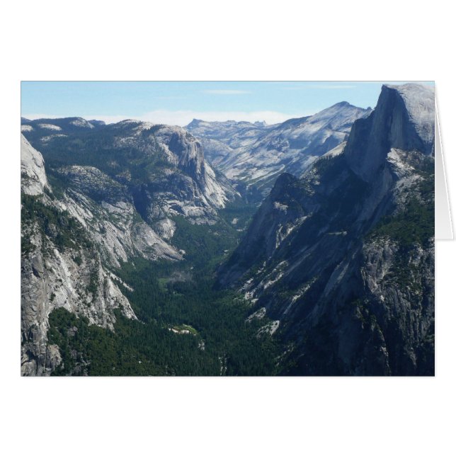 Aussicht vom Glacier Point auf den Yosemite Nation (Vorderseite (Horizontal))
