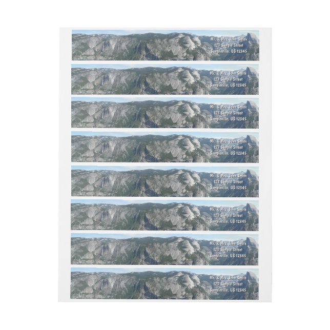 Aussicht vom Glacier Point auf den Yosemite Nation (Bogen)