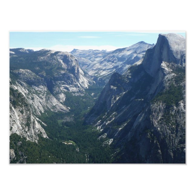 Aussicht vom Glacier Point auf den Yosemite Nation Fotodruck (Vorne)