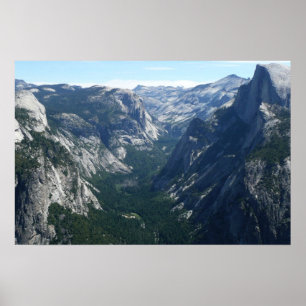 Aussicht vom Glacier Point auf den Yosemite Nation Poster