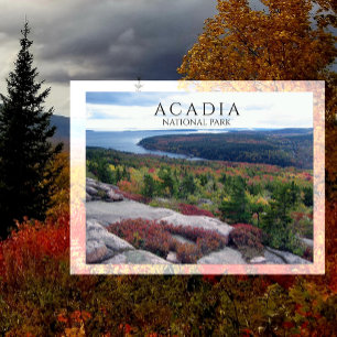 Aussicht vom Gorham Mountain Acadia Nationalpark,  Postkarte