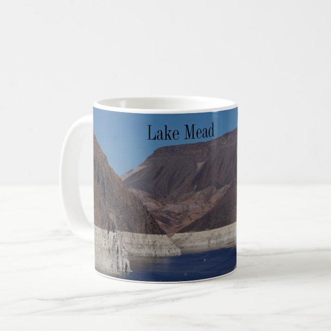 Aussicht vom Hoover-Staudamm 2016 Kaffeetasse (Vorderseite Links)