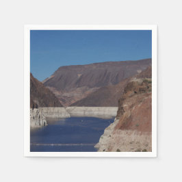 Aussicht vom Hoover-Staudamm 2016 Serviette