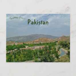 Aussicht vom Jaulian Kloster Pakistan Postkarte