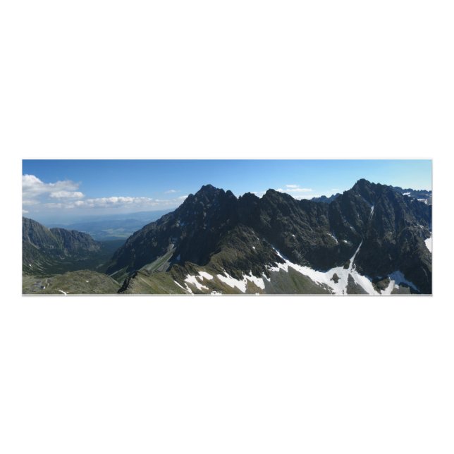Aussicht vom Koprowa Pass, Tatra Fotodruck (Vorne)
