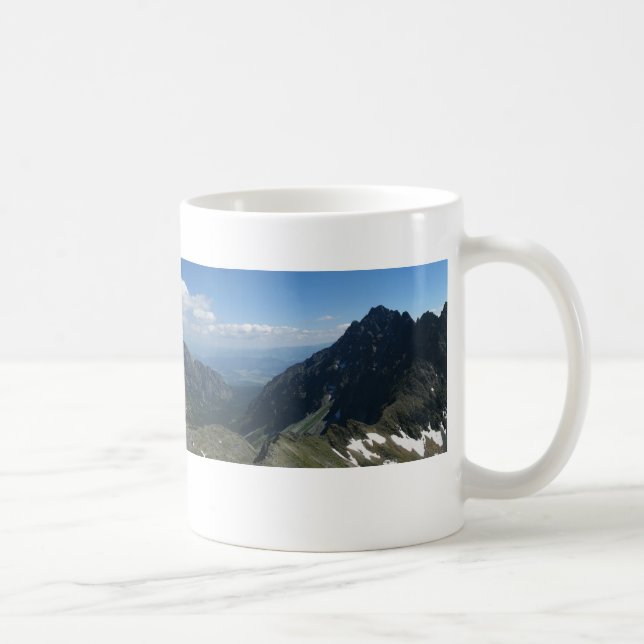 Aussicht vom Koprowa Pass, Tatra Kaffeetasse (Rechts)