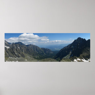 Aussicht vom Koprowa Pass, Tatra Poster