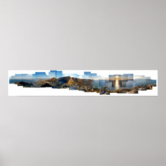 Aussicht vom Löwenkopfberg, Kapstadt, SA Poster