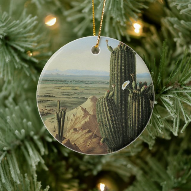 Aussicht vom Maricopa Berg in der Nähe von Rio Gil Keramikornament (Baum)