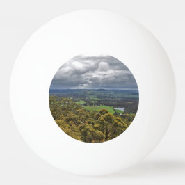 Aussicht vom Mount Buninyong Ping Pong Ball Tischtennisball