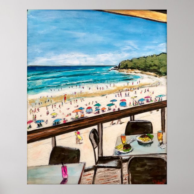 Aussicht vom Noosa Surf Club Poster (Vorne)