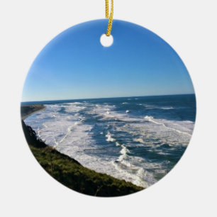 Aussicht vom Nord Head Lighthouse, Washington Keramik Ornament