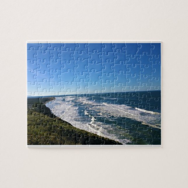 Aussicht vom Nord Head Lighthouse, Washington Puzzle (Horizontal)