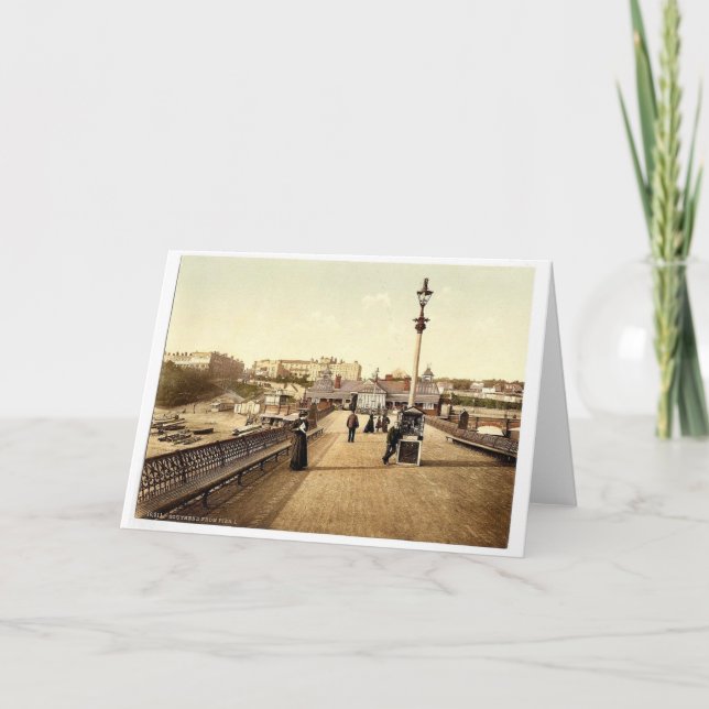 Aussicht vom Pier, I., Southend-on-Sea, England Karte (Vorderseite)