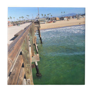 Aussicht vom Pier, Newport Beach, Kalifornien Fliese