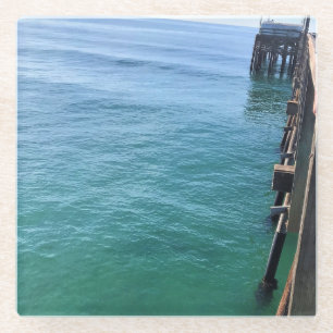 Aussicht vom Pier, Newport Beach, Kalifornien Glasuntersetzer
