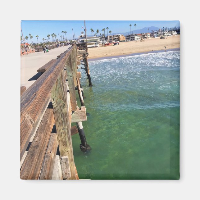Aussicht vom Pier, Newport Beach, Kalifornien Magnet (Vorne)