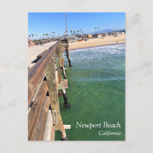 Aussicht vom Pier, Newport Beach, Kalifornien Postkarte