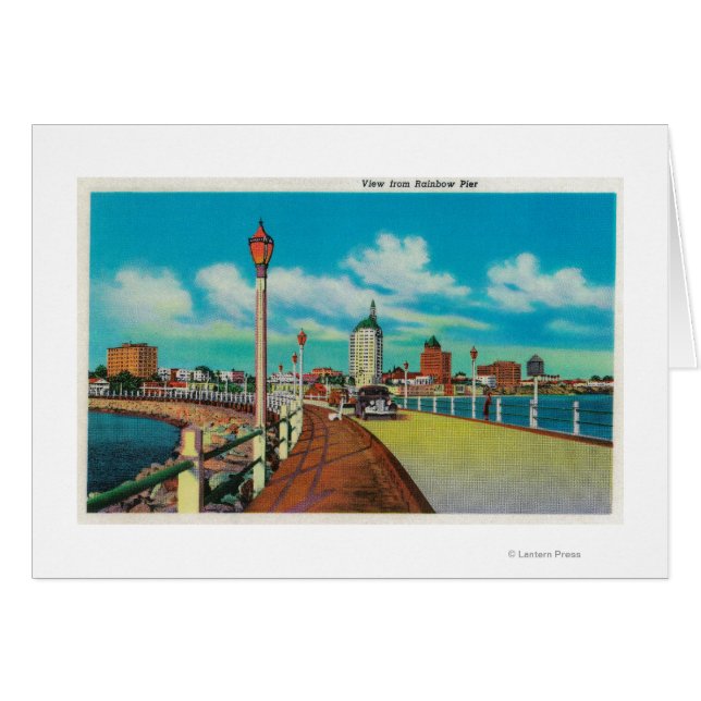 Aussicht vom Regenbogen-Pier, langer Strand (Vorderseite (Horizontal))