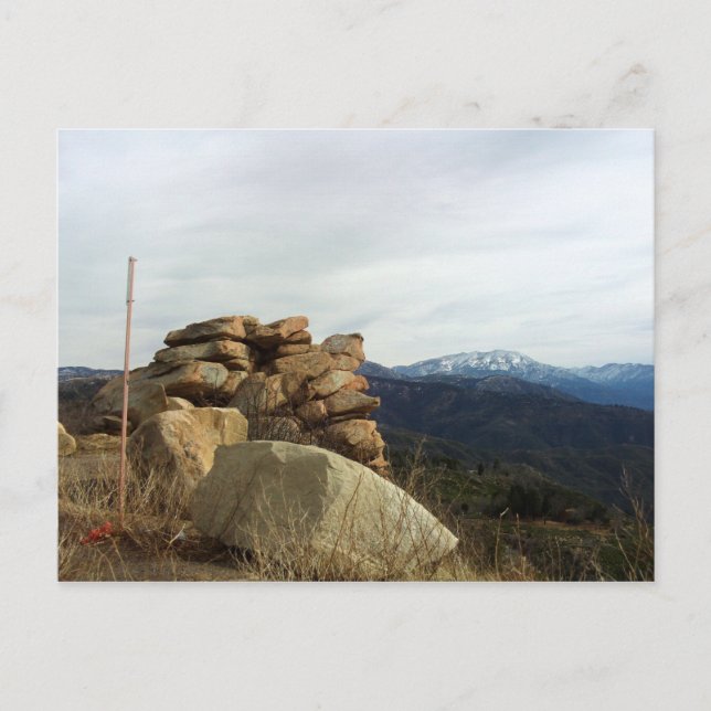 Aussicht vom Rim of the World Highway Postkarte (Vorderseite)