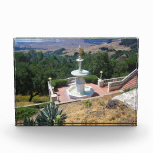 Aussicht vom Schloss Hearst, San Simeon, Kaliforni Fotoblock