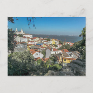 Aussicht vom Schloss Sao Jorge, Portugal - Postkar Postkarte
