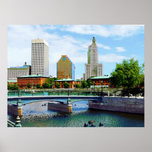 Aussicht vom Waterplace Park Poster