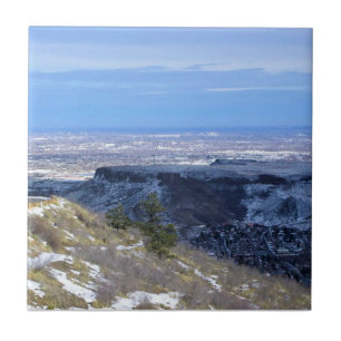 Aussicht vom Windy Saddle Park, Golden, Colorado Fliese