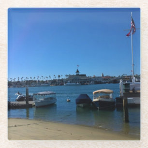 Aussicht von Balboa Island, Newport Beach, Kalifor Glasuntersetzer