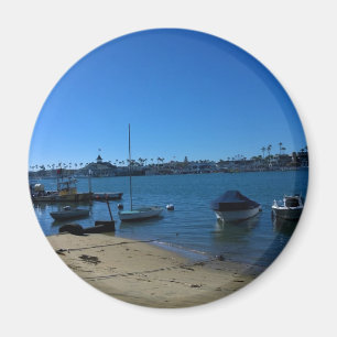 Aussicht von Balboa Island, Newport Beach, Kalifor Magnet