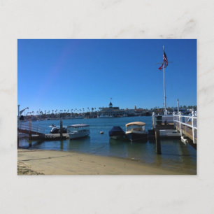 Aussicht von Balboa Island, Newport Beach, Kalifor Postkarte