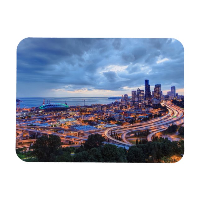 Aussicht von Beacon Hill, Pacific Med Centre Magnet (Horizontal)