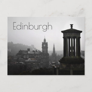 Aussicht von Calton Hill, Edinburgh, Schottland Postkarte