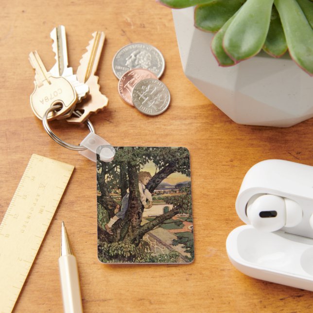 Aussicht Von den Bäumen von Jessie Willcox Smith Schlüsselanhänger (Schreibtisch)